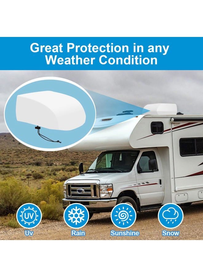 MQLD RV Air Conditioner Winter Cover Outside Camper Travel Trailer AC Covers for Roof, Compatible with Dometic Brisk II,Coleman Mach I, II, III, Mach 3 Plus - A/C Dust Proof Protective Cover Accessories - Image 2