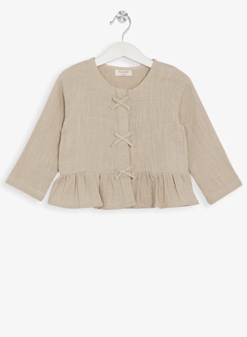 Ripples Girls 2Pcs Sets With Bow