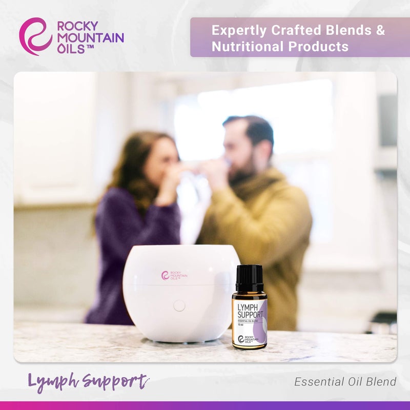Rocky Mountain Oils Lymph Support Essential Oil Blend with 100% Pure and Natural Essential Oils - Lymphatic Oil, Massage Oil for Massage Therapy - 15ml - Image 5