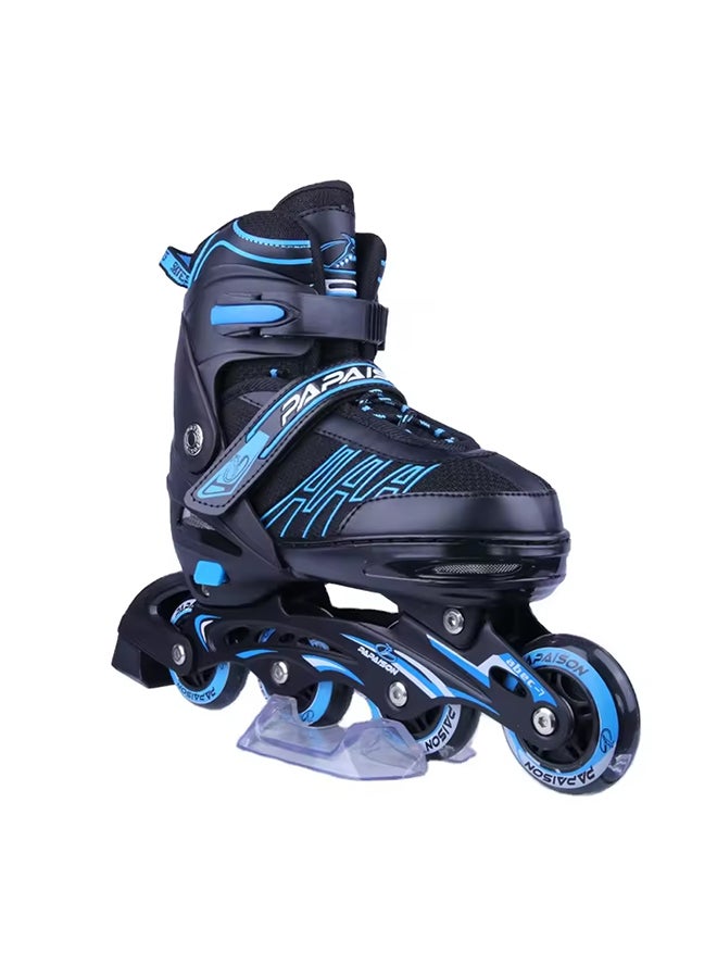 Inline & Roller Skates Shoes for Kids Youth and Adults, Adjustable inline Skates Shoes for Beginners Complete Set With Helmet and Protection, Medium