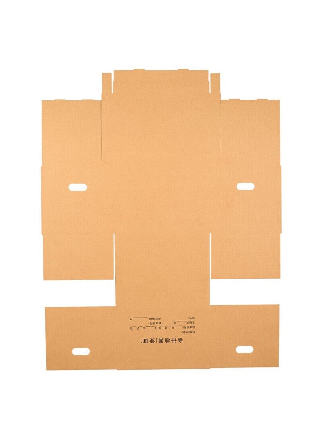 Three-layer Thickened Accounting File Storage Box Single Pack, 43*33*30cm Financial Document Box For Vouchers