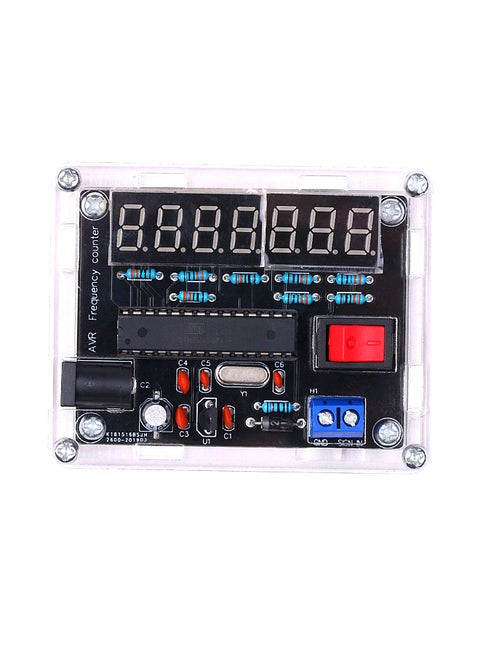 10MHz Frequency Meter DIY Kit Frequency Counter AVR Frequency with Shell Counter Cymometer Frequency Measurement 0.000 001Hz Resolution