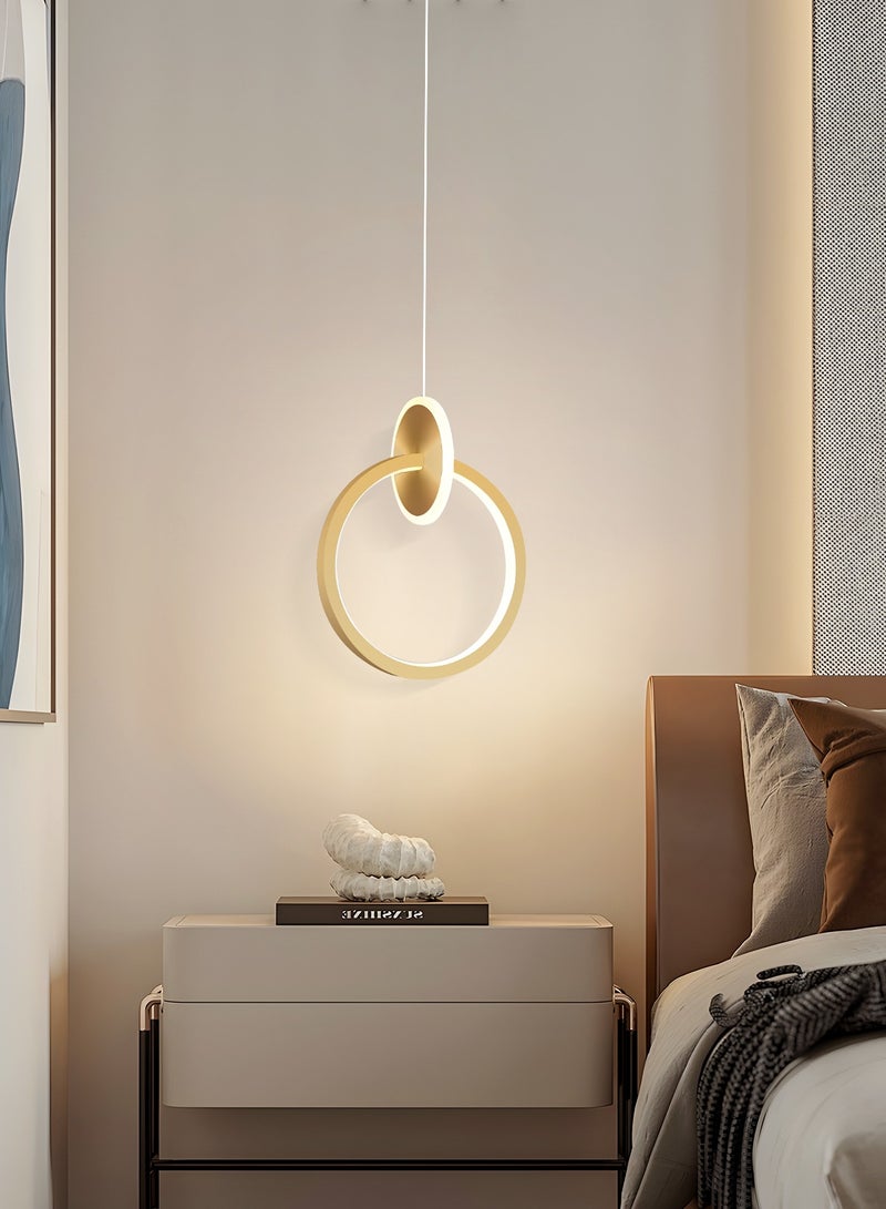 YATAI LIGHTING LED Hanging Ceiling Light Fixture - Color Changing, Adjustable Height & Three Dimming, Perfect for Bedroom, Living Room, Dining Room, Kitchen - Black Round Shape-14W - 3000K-6000K  - Image 5