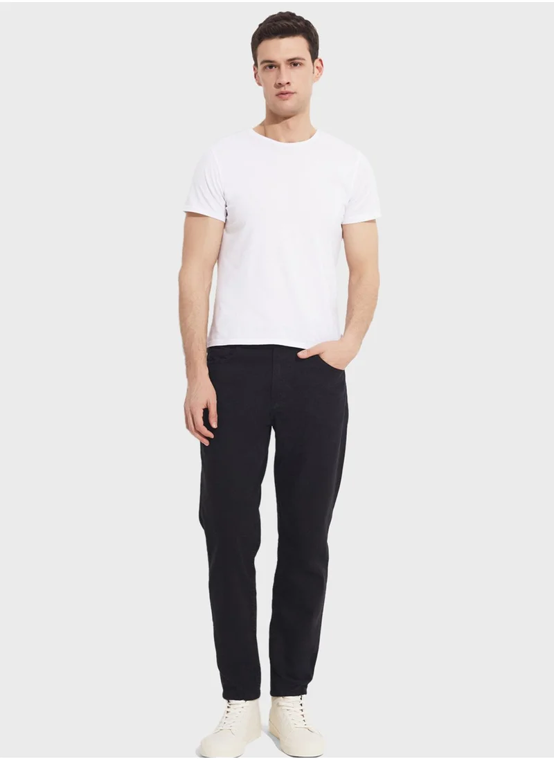 جون Essential Straight Fit Trousers