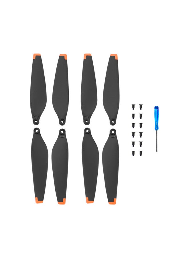 Suitable For DJI MINI 3 Blade MINI 3 Drone Propeller Wing Wing Replacement Blade Accessories-Color:MINI 3 Propeller Orange Side 2 Pair