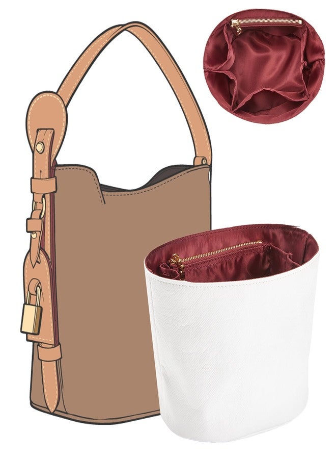 Doxo DupontPaper Handbag Organizer Insert for LV All In BB, Premium Water-Resistant All In BB Purse Insert with Zipper, Lightweight Tear-Resistant Storage Pouch Bags Shaper Divider for Luxury Handbags - Image 1