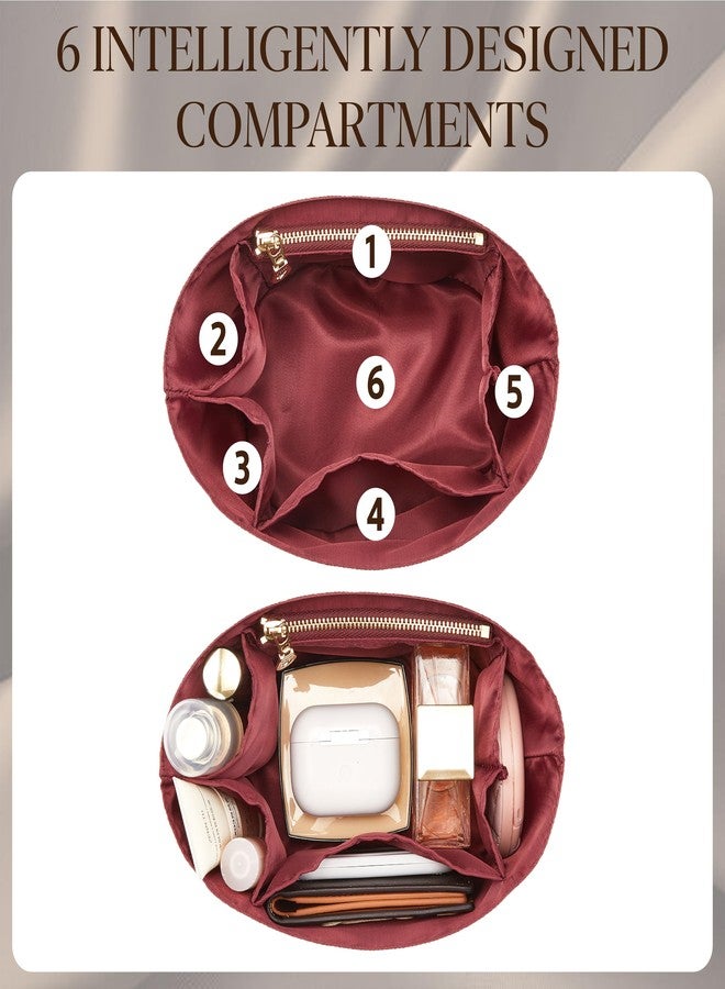 Doxo DupontPaper Handbag Organizer Insert for LV All In BB, Premium Water-Resistant All In BB Purse Insert with Zipper, Lightweight Tear-Resistant Storage Pouch Bags Shaper Divider for Luxury Handbags - Image 3