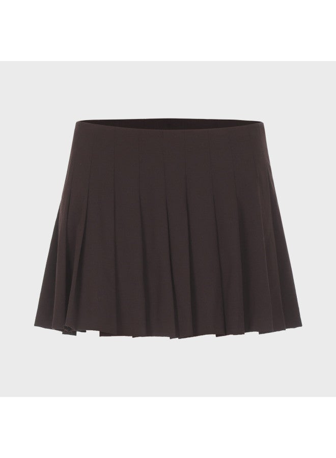 Zara playful Sweet Versatile Youthful Casual Anti-slip Pleated Mini Skirt - Image 2