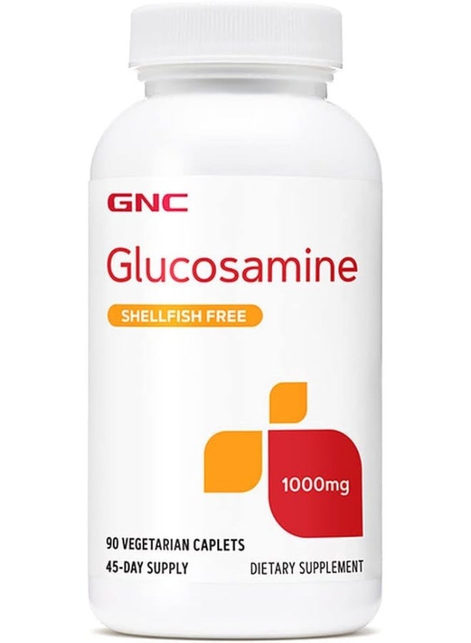 GNC Glucosamine 1000Mg 90 Vegetarian Caplets - Image 1
