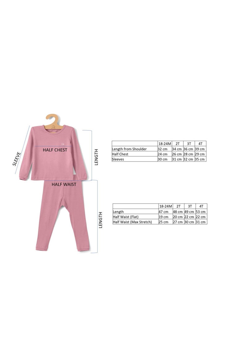Anvi Baby Bamboo Spandex Pajama 4T Mustard - Image 2