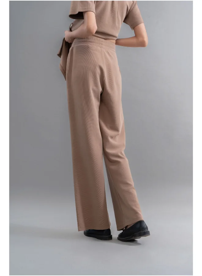 NeceSera Lushknit 2.0 Earthy Brown Straight Mulititask Pants