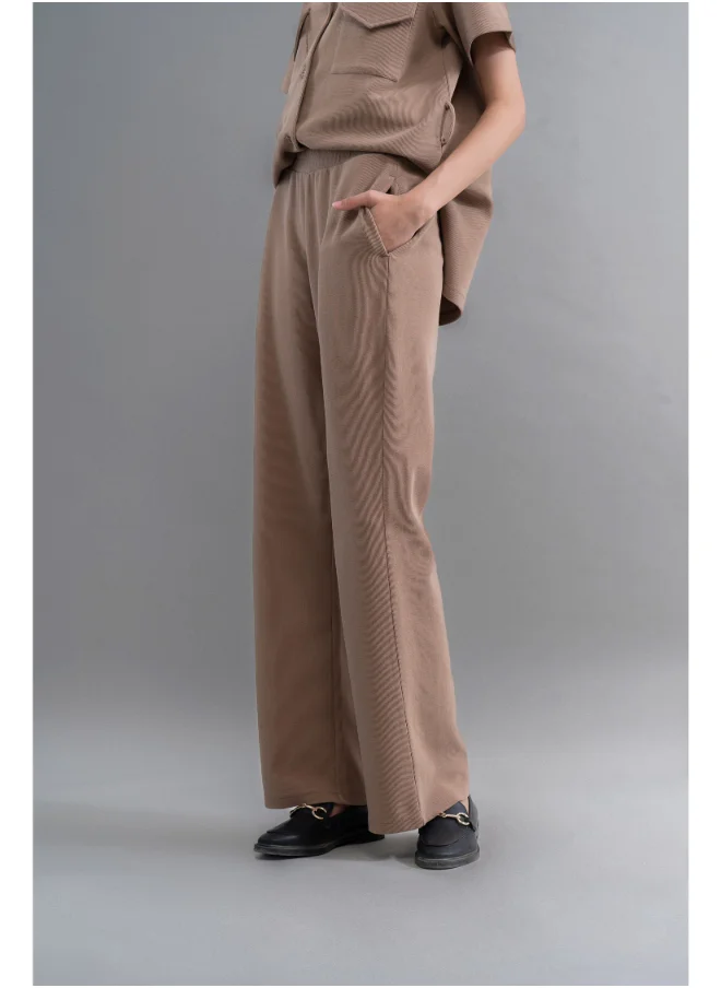 NeceSera Lushknit 2.0 Earthy Brown Straight Mulititask Pants