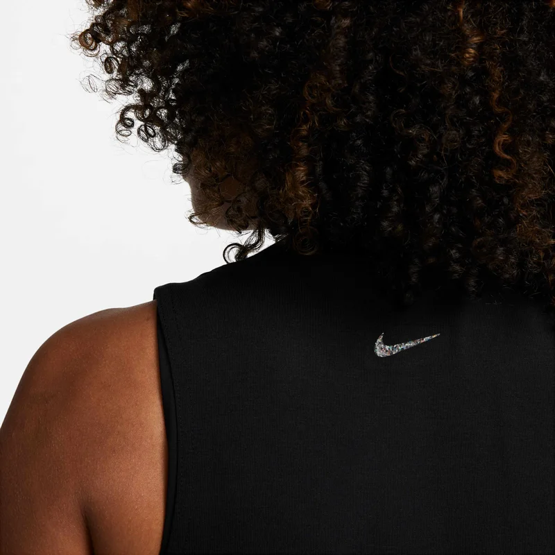 Nike Black Women's Yoga Dri-FIT French Terry Jumpsuit for Women | Best Price UAE