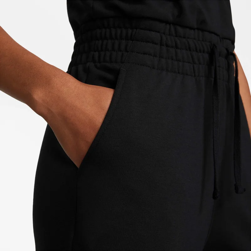 Nike Black Women's Yoga Dri-FIT French Terry Jumpsuit for Women | Best Price UAE