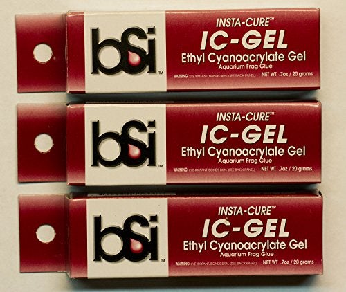 Bob Smith Industries 3 Pack IC-Gel Insta Cure Cyanoacrylate Gel Coral Glue .7oz / 20 g - Image 1