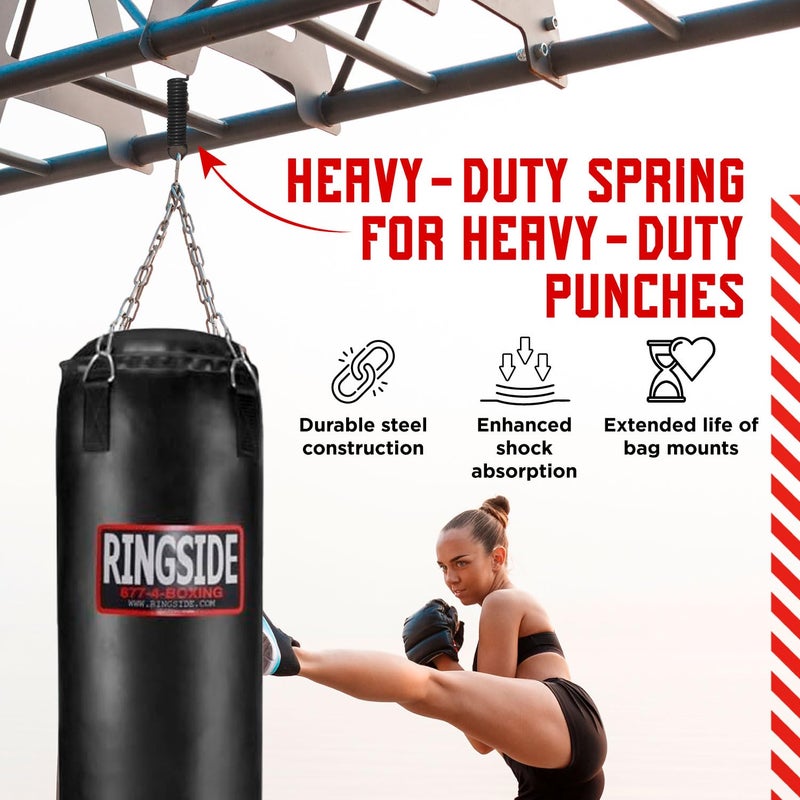 Ringside Boxing Training Heavy Duty Bag Spring (Up to 150-pounds), gray - Image 5