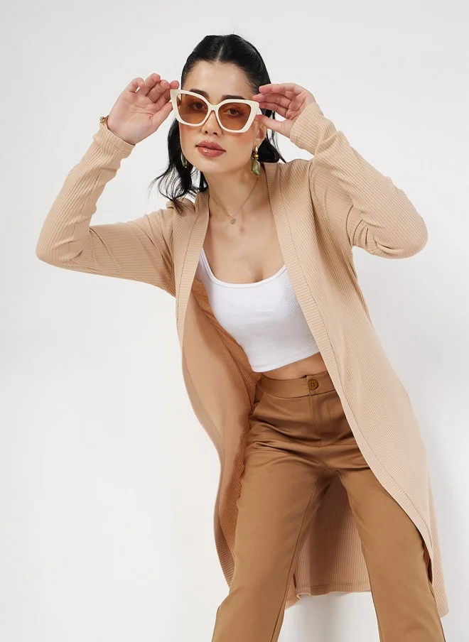 ساسافراس كارديجان بيج طويل مفتوح للنساء
