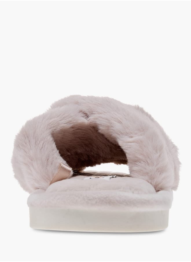 Le Confort - Women Faux Fur Textured Bedroom Slippers - Image 1