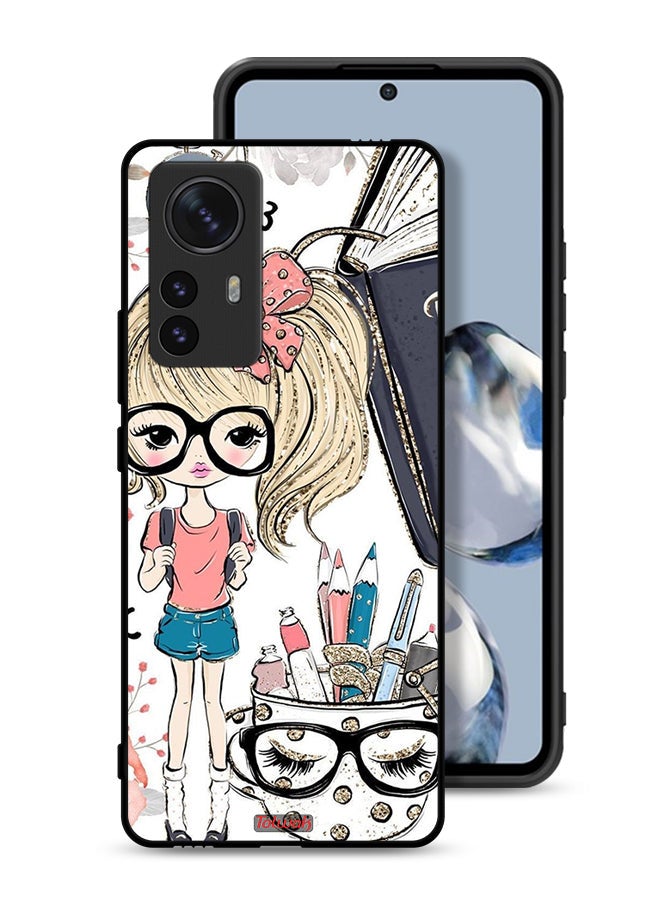 Tolwak Xiaomi 12X Protective Case Cover Unicorn Girl Art - Image 1