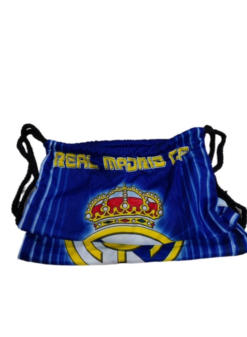 Real Madrid FC Drawstring Bag – Stylish Football Fan Backpack - Image 2
