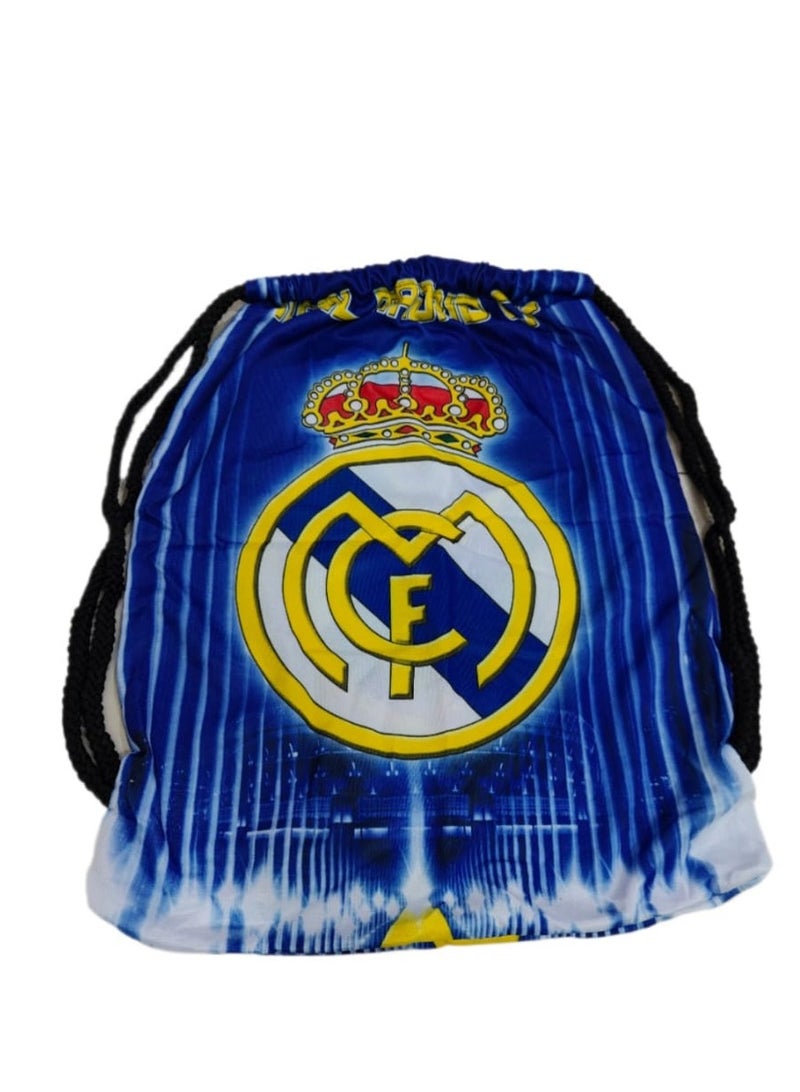 Real Madrid FC Drawstring Bag – Stylish Football Fan Backpack - Image 3