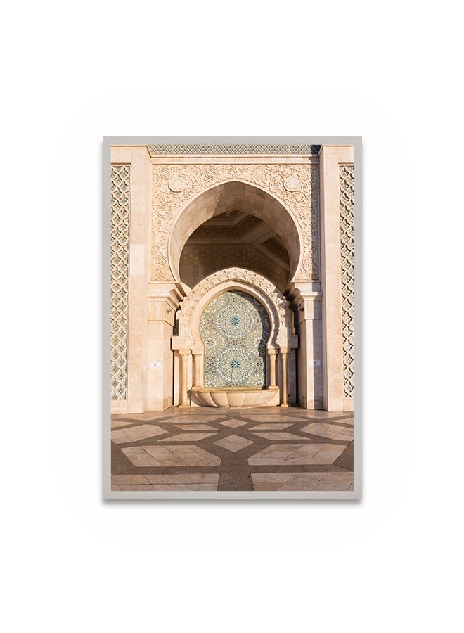 Marktna Canvas Wall Art For Wall Decoration Modern Design With A Hollow Silver Frame, Size 120x80cm One Piece - Image 2