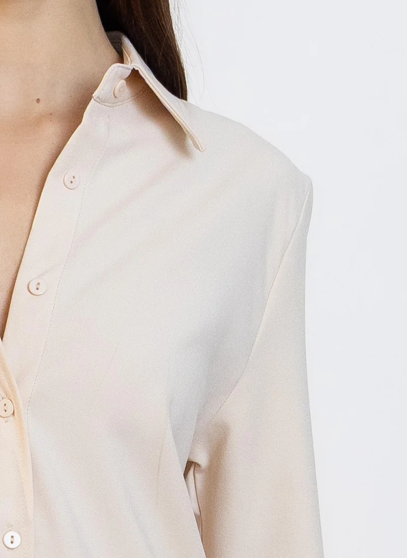 Shapes Beige COMFORT SHIRT SET for Women | Best Price UAE