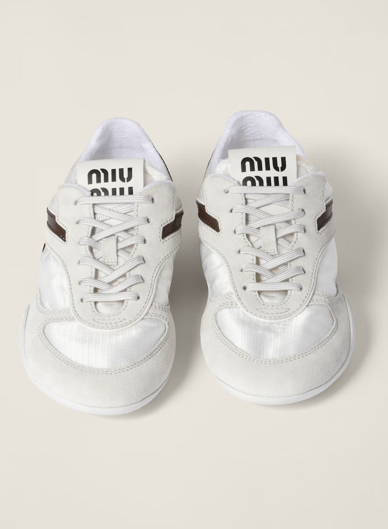 مياو مياو أحذية رياضية من القماش التقني والجلد المدبوغ - Image 4