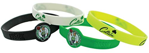 aminco NBA Boston Celtics Silicone Bracelets 4-Pack - Image 3