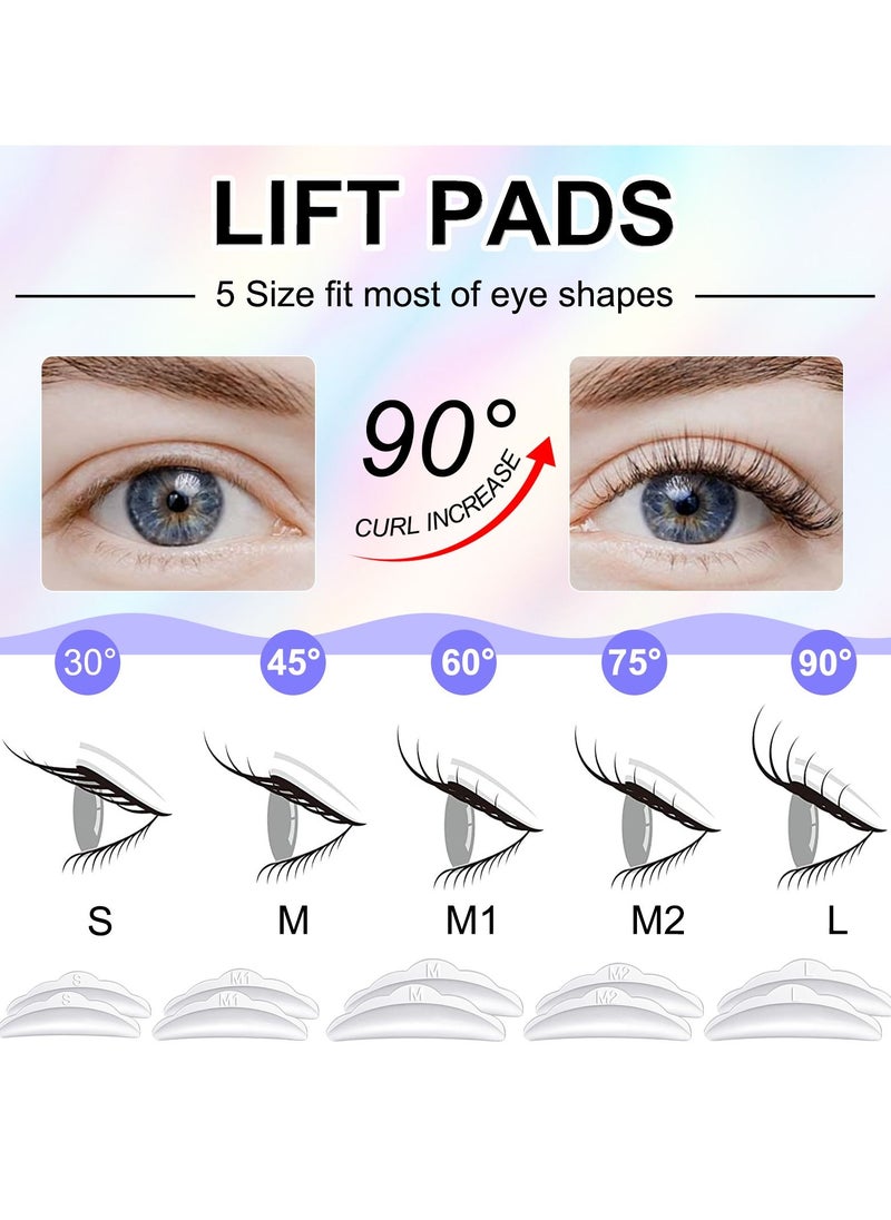 Elaimei - Brow Lamination Lash Lift and Tint Kit Professional Eyebrow and Eyelash Perm Kit with Black Dye Fuller and Thicker Brows Long lasting for 6-8 Weeks Suitable for Salon and Home Use - Image 1