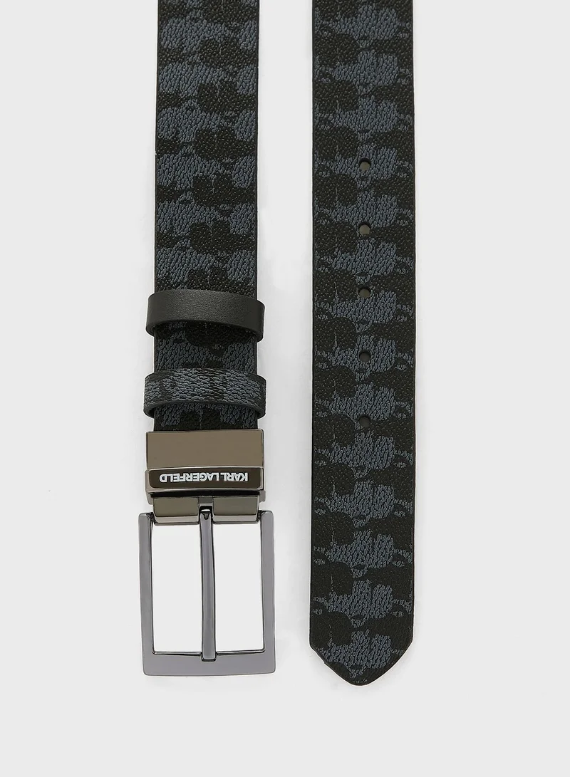 Karl Lagerfeld Allocated Hole Belt