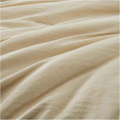 WRENSONGE Oversized Queen Comforter Set - 7 Pieces Beige Bed in a Bag Queen with Sheets, 2 Pillow Shams, and 2 Pillowcases- Warm Bedding Sets Queen for All Season - Image 4