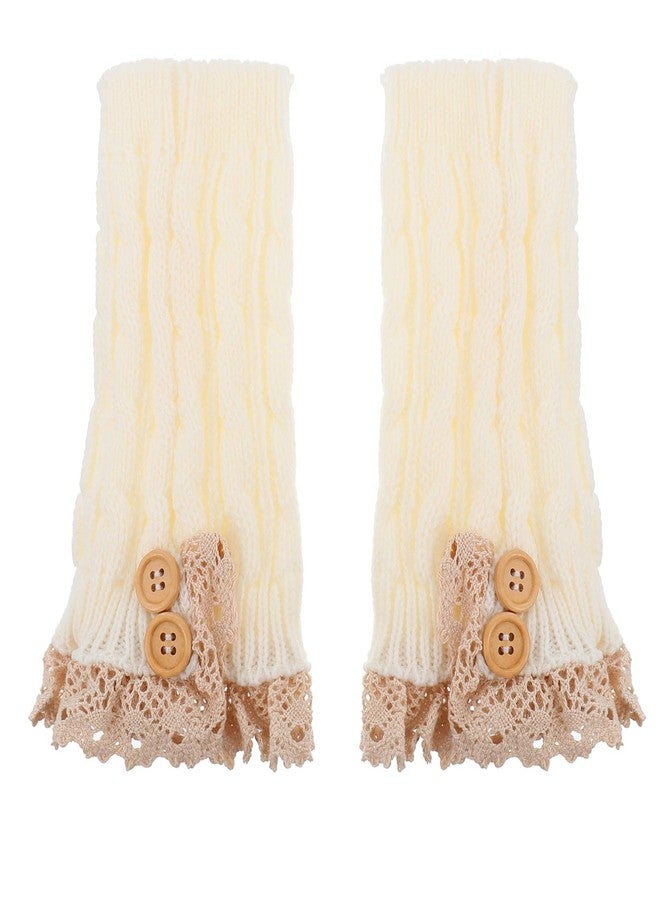 BESPORTBLE Boot Cuffs Crochet Knited Boot Cuffs Topper Socks Cuffs for Women Girls Winter Warm - Image 1