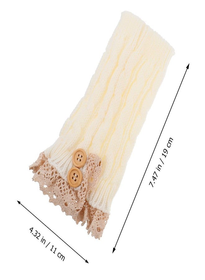 BESPORTBLE Boot Cuffs Crochet Knited Boot Cuffs Topper Socks Cuffs for Women Girls Winter Warm - Image 2