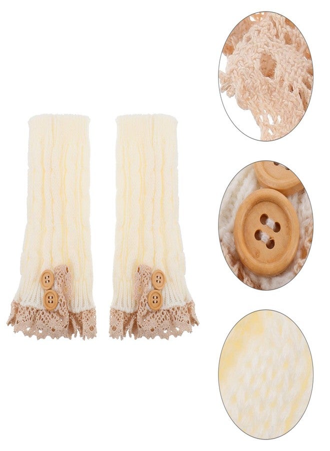 BESPORTBLE Boot Cuffs Crochet Knited Boot Cuffs Topper Socks Cuffs for Women Girls Winter Warm - Image 5