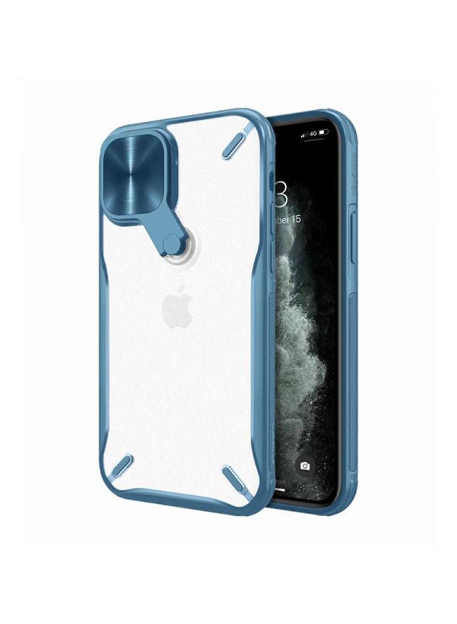 Nillkin Cyclops Case with a Camera Cover  Foldable Kickstand For Apple iPhone 12 Pro Max white blue