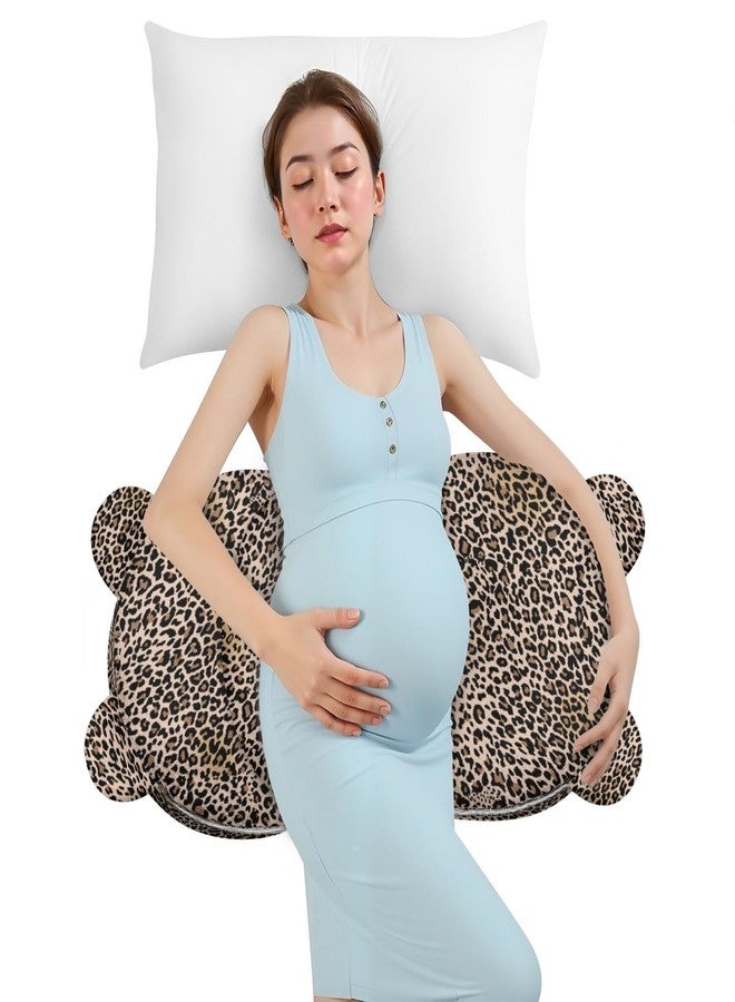 gxfcymxbd Pregnancy Pillow for Sleeping,Maternity Pillow with Cooling,Maternity Support for Back and Hip Relief,Soft and Comfortable Wedge Pregnancy Pillows Side Sleeping Support for Belly with Removable Cover - Image 1