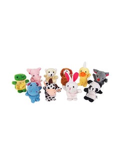 NIBEMINENT Pack Of 10 Animal Finger Puppet SC-1435-1-toys  - Image 1