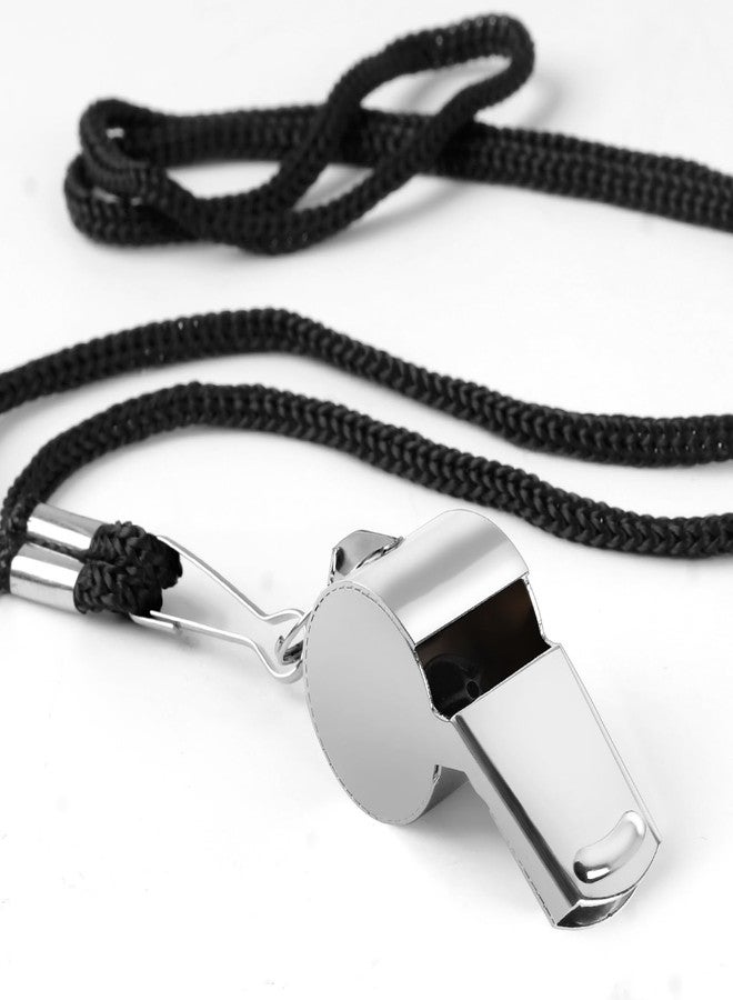 Guirnd Coach Whistle 4P, Stainless Steel Coaches Whistle with Lanyard, Loud Crisp Sound Sport Metal Whistles for Adults, Referees, Officials, Emergency, Outdoor - Image 5