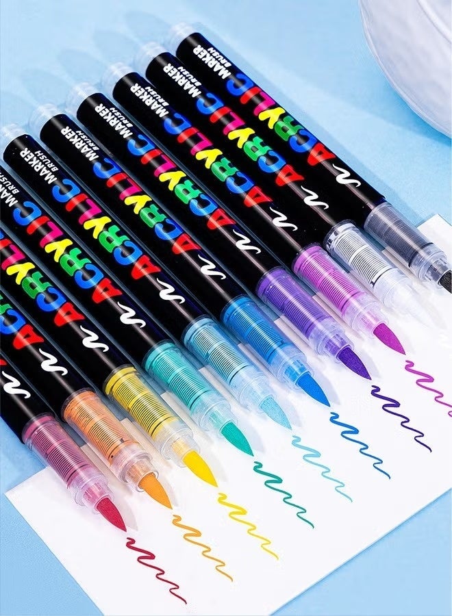 GuangNa 72-Piece Paint Marker Set for Art Supplies, School Supplies, Rock Art, Fabric Paint, Fabric Markers, Paint Pen, Art Markers - Image 3
