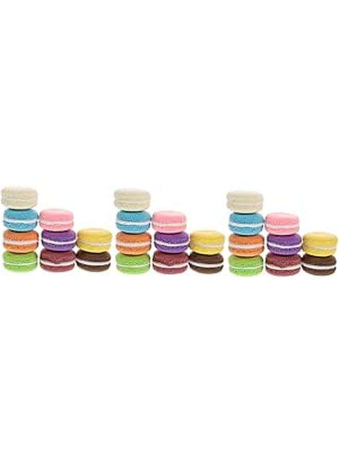 27 Pcs Artificial Macaron Cake Models For Bakery Display Photography Decor - Image 1