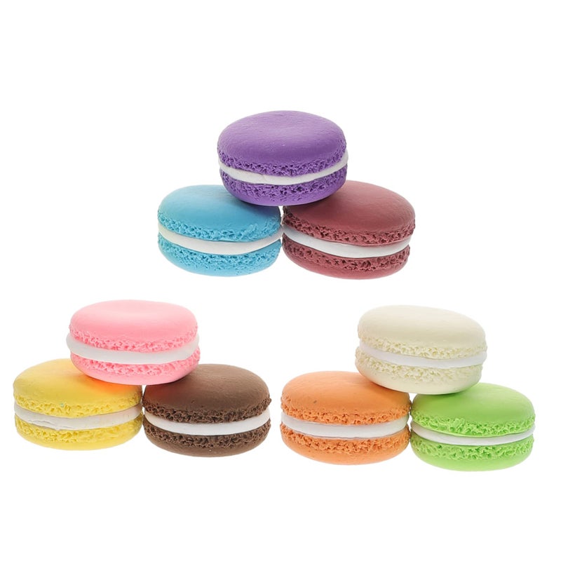 27 Pcs Artificial Macaron Cake Models For Bakery Display Photography Decor - Image 4