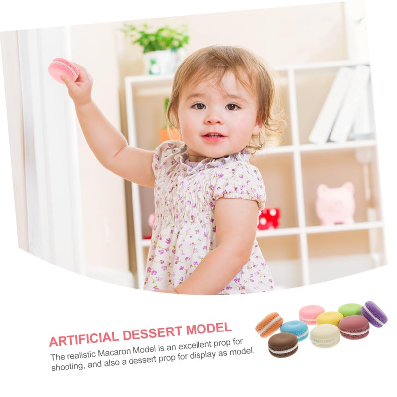 27 Pcs Artificial Macaron Cake Models For Bakery Display Photography Decor - Image 5