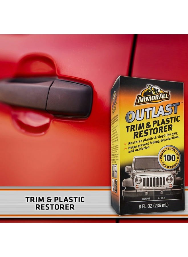 ARMOR ALL Outlast Car Trim & Plastic Cleaner , Cleans Cars, Trucks, and Motorcycles, 8 Oz - Image 2