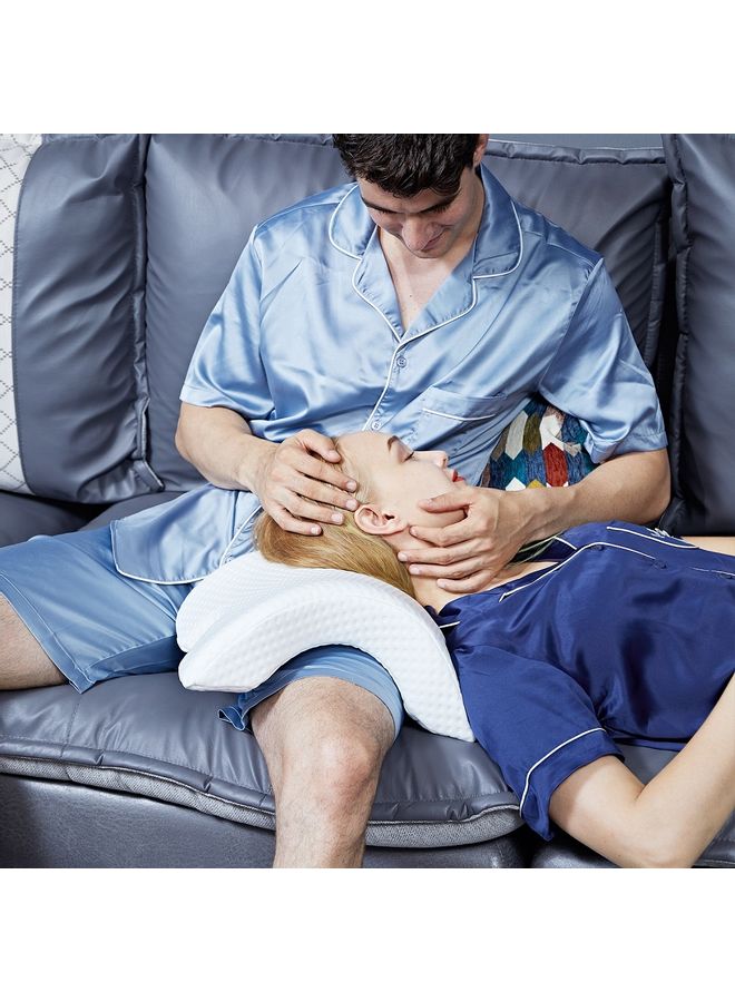 وسائد ضغط مقاس مزدوج بوليستر أبيض - Image 4