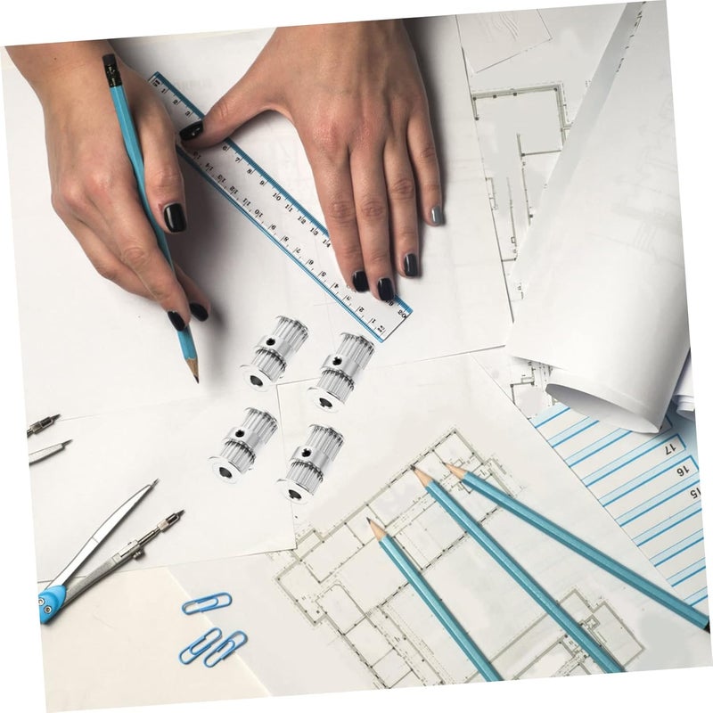 4Pcs Double Head Timing Pulley 2GT 20 Teeth For 3D Printer Parts Accessories - Image 4