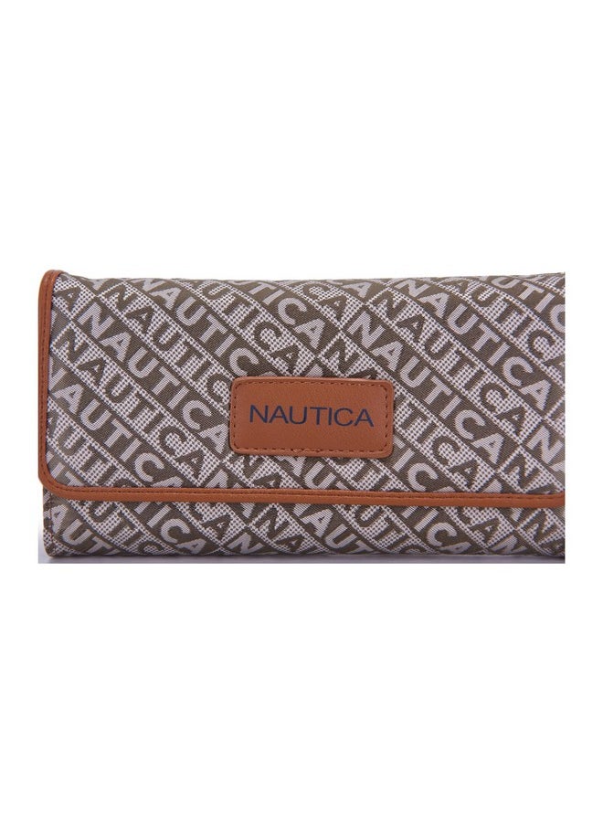 NAUTICA Nautica Women's Perfect Carry-All Money Manager RFID Blocking Wallet Organizer, Brown  - Image 4