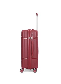 SONADA Sonada Trolley Bags 3 PCS Set Hardside Suitcase,Burgundy  - Image 3