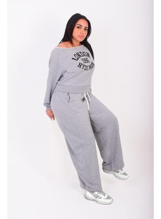 Mosca Wear Barrel Fit Comfy Cotton Sweatpants for Women - Image 2