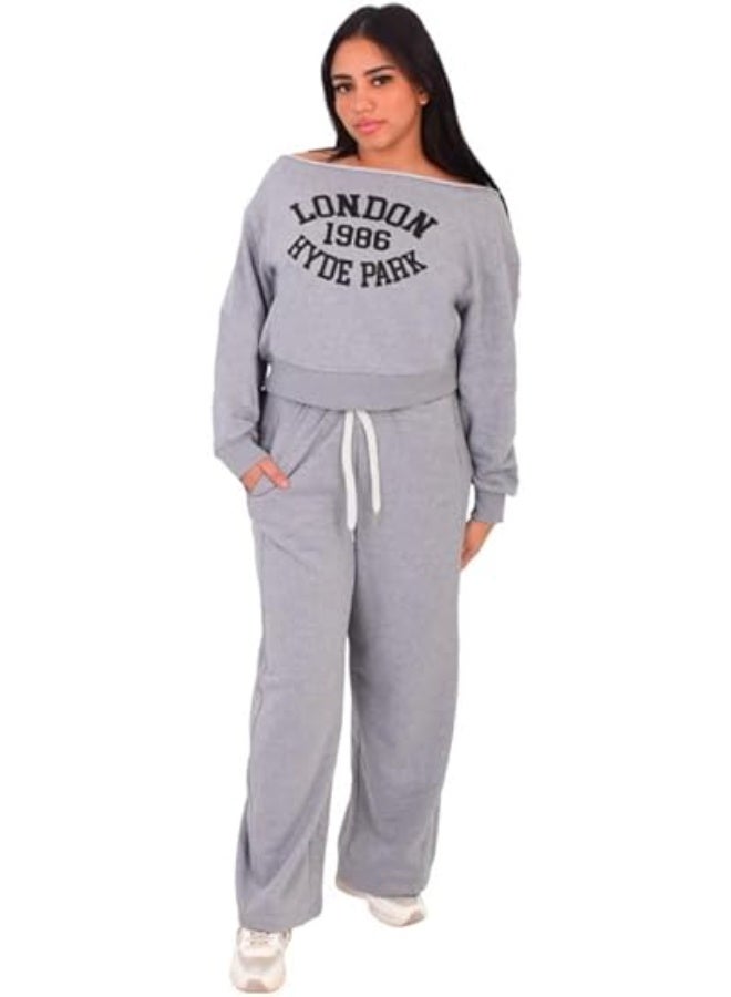 Mosca Wear Barrel Fit Comfy Cotton Sweatpants for Women - Image 1